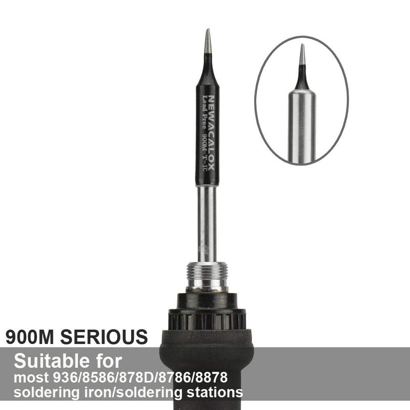 NEWACALOX رؤوس لحام 900M رؤوس لحام خالية من الرصاص 16 قطعة لـ HAKKO 936، 937، 907 Atten، Quick، Ryobi، Aoyue، Yihua، Vastar، Sywon، Tabiger، SOAIY و X-Tronic مسدس/محطة اللحام - Image 5
